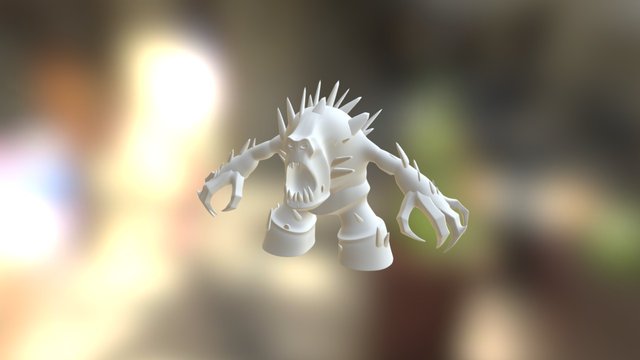 Modeling Exam - Marshmallow from Frozen 3D Model