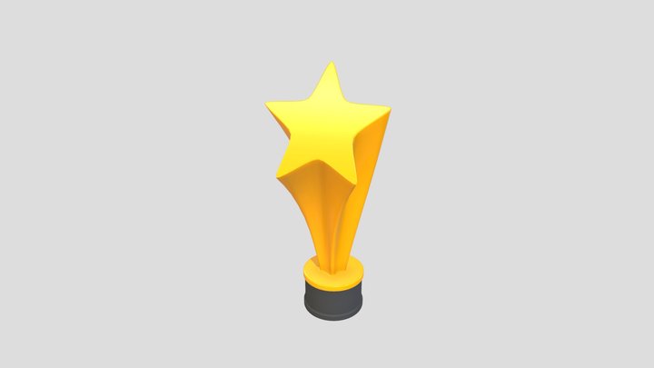 Star Trophy 3D Model