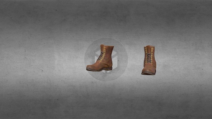 Game-Ready Boots 3D Model