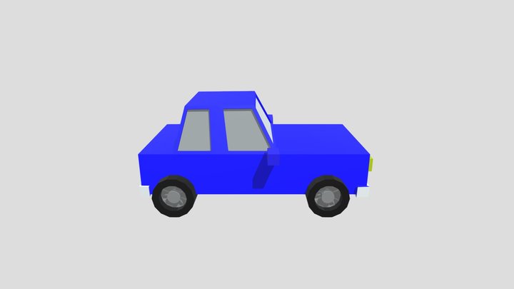lowpoly car 3D Model