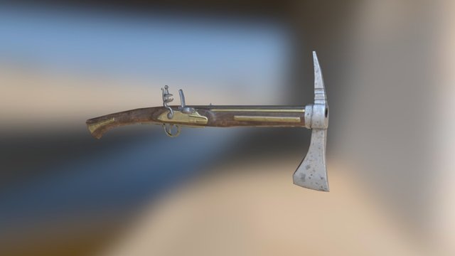 Axe Rifle 3D Model