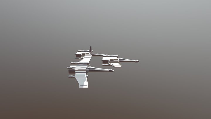 X-wing 3D Model