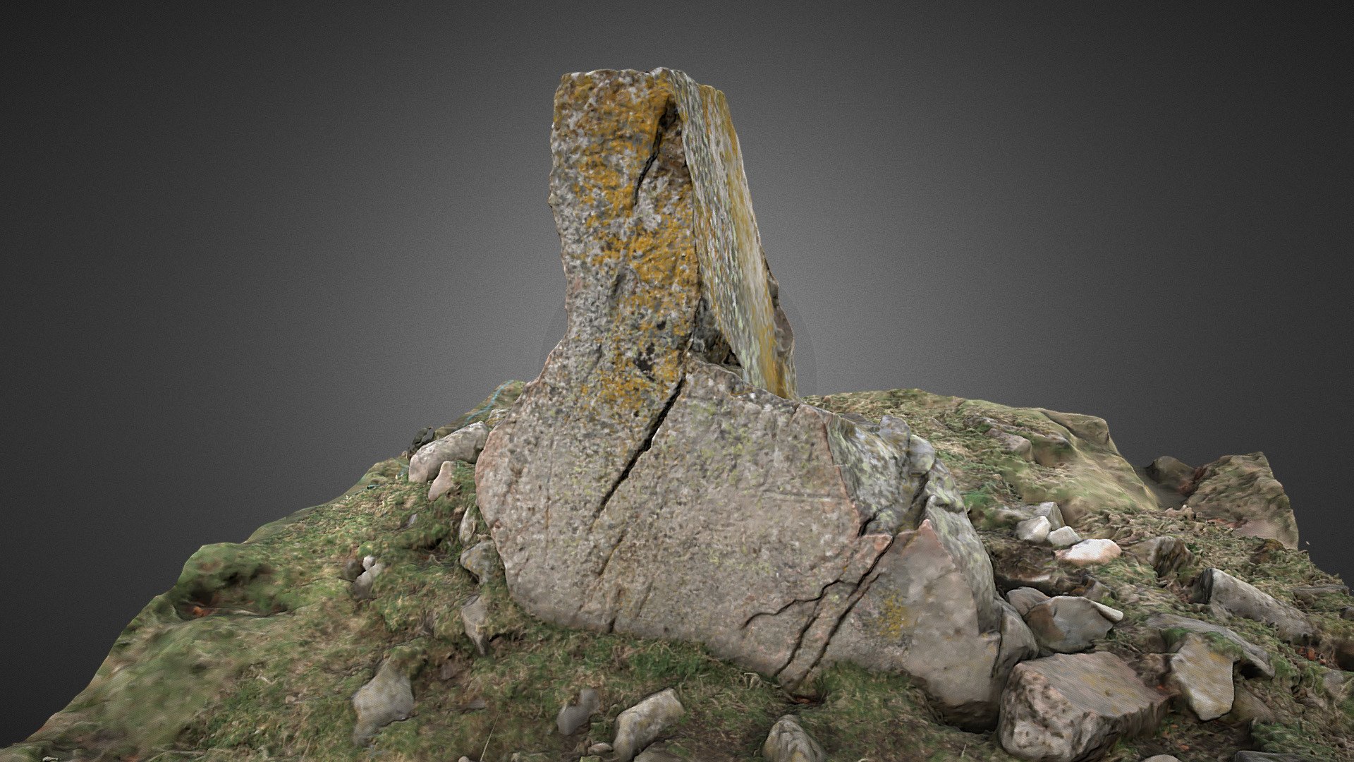 Corrachree Pictish Symbol Stone fragment