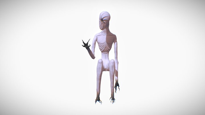 Ectomorph Monster 3D Model
