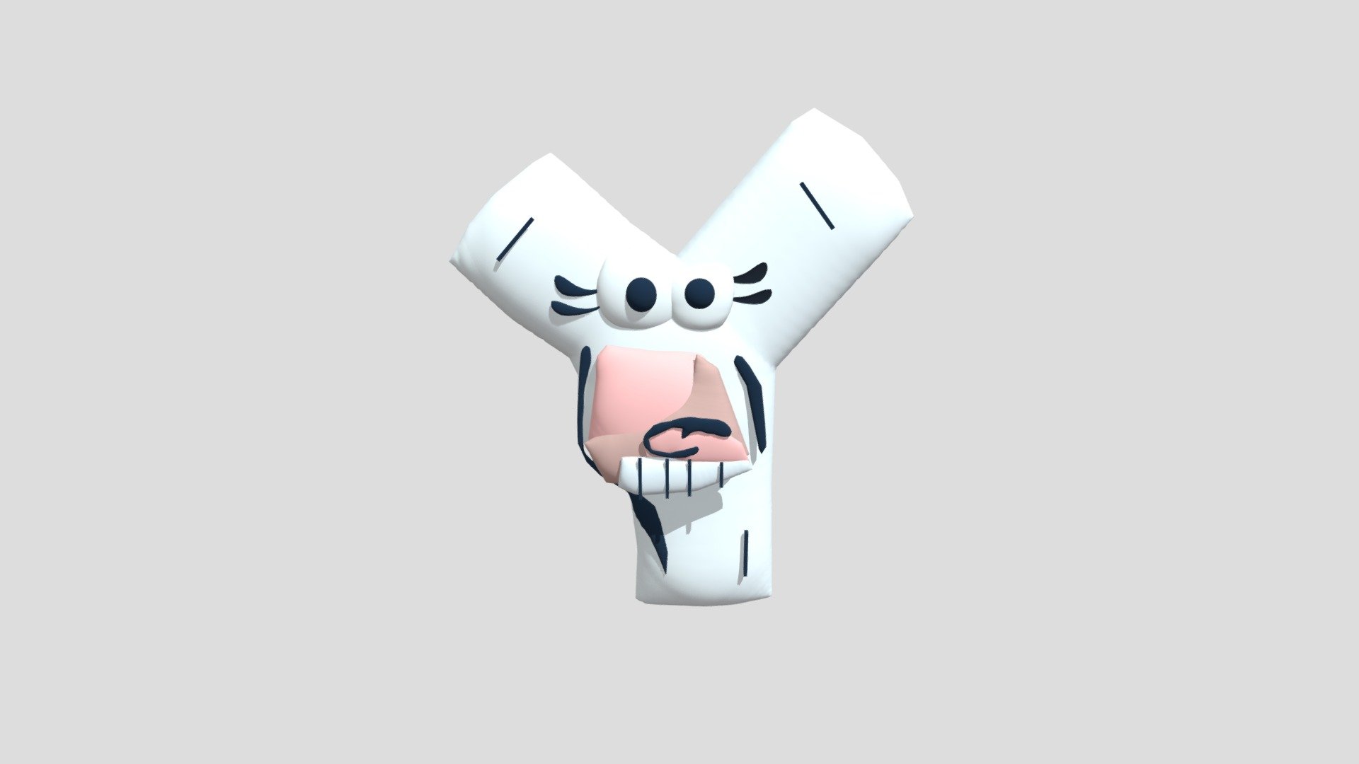 Y Does Yelling (Alphabet Lore) - Download Free 3D model by aniandronic  (@aniandronic) [e17fdd4]