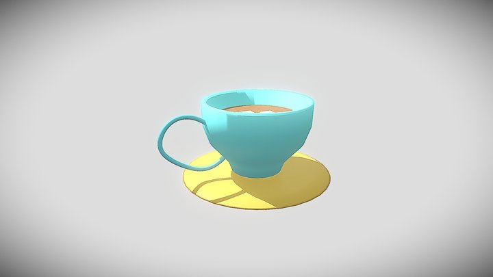Tea Cup 3D Model