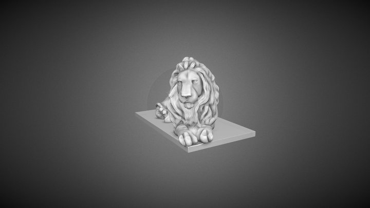 Lion V2 3D Model