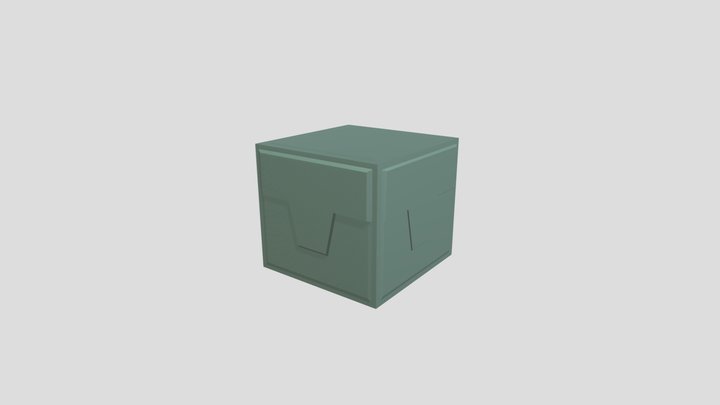 Among Us Storage Box (Blend) 3D Model