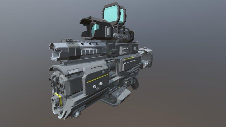 Spectral GUN 1 3D Model