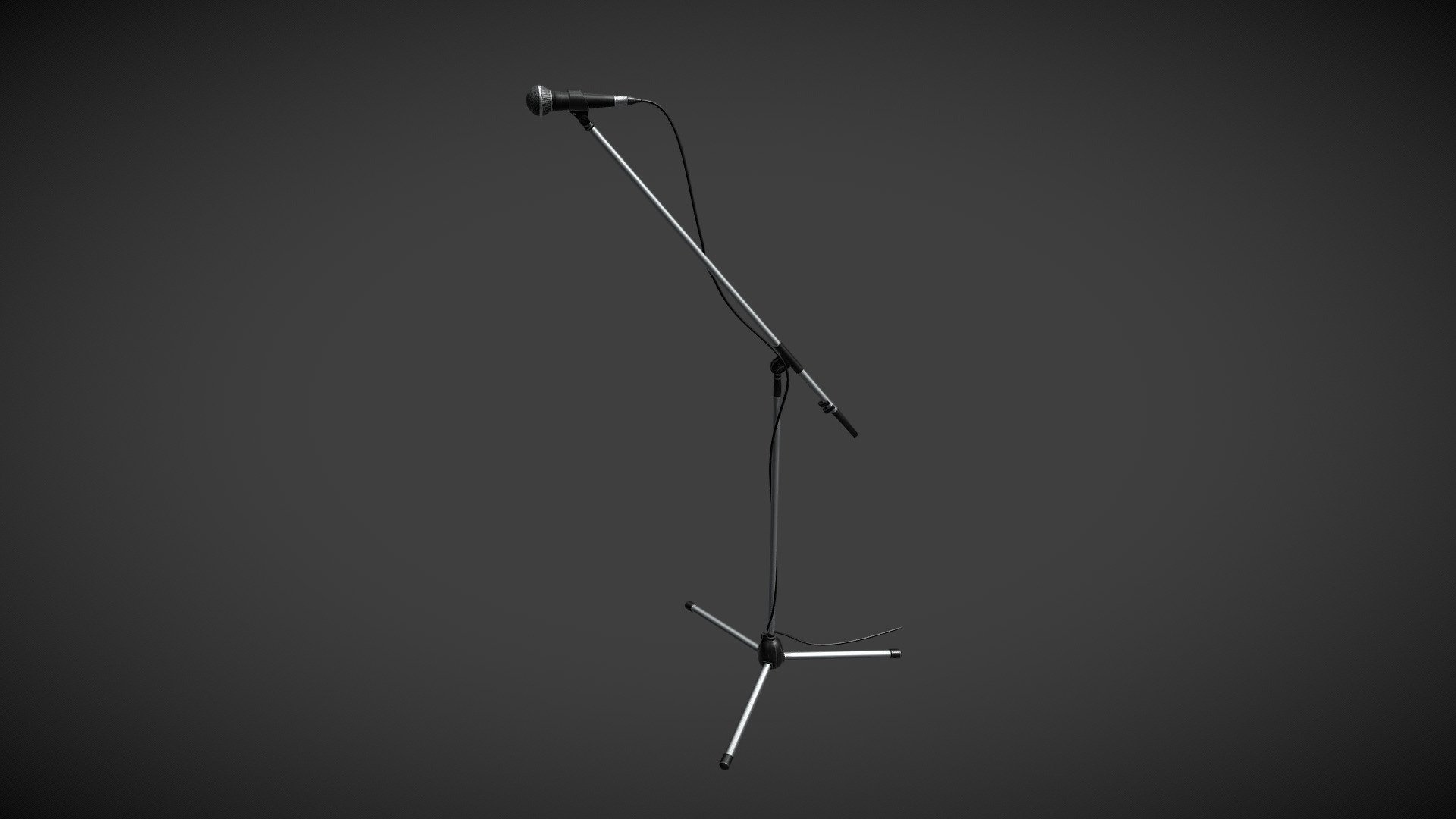 Microphone Stand Buy Royalty Free 3D model by Andrej Grave (andrej