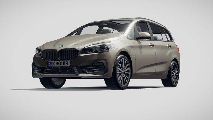BMW 2 Gran Tourer 2019 3D Model