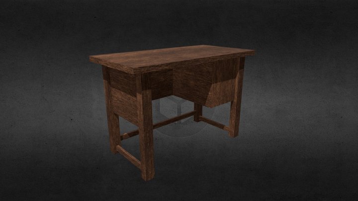 Desk 3D Model