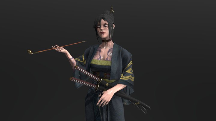 Character Creation - Ashiya, Black Hand 3D Model