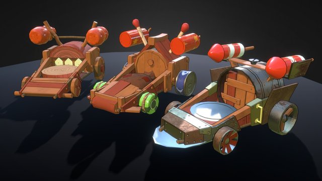 Gravity Karts 3D Model