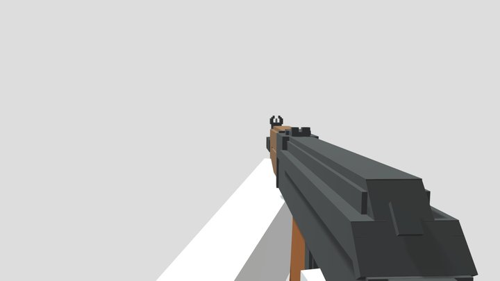 Aks-74u 3D Model