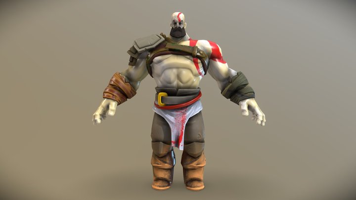 Kratos Backing M. Gaël 3D Model