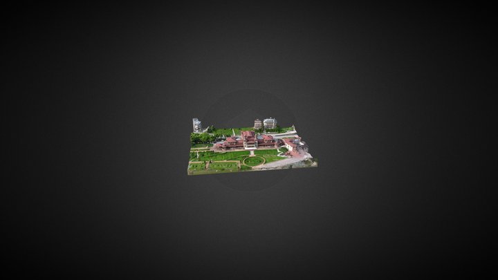 Casino Slanic Moldova 3D Model