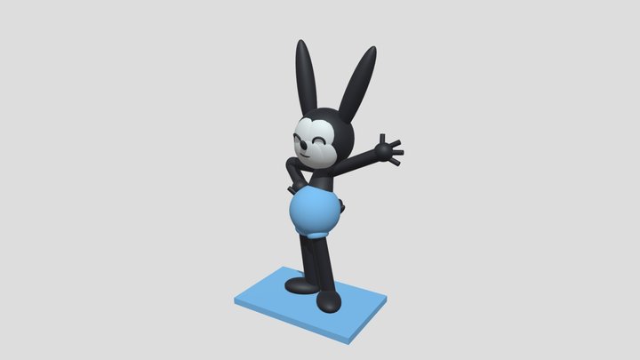 Oswald, Disney character 3D Model