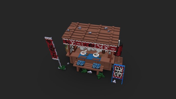 Ramen Shop 3D Model