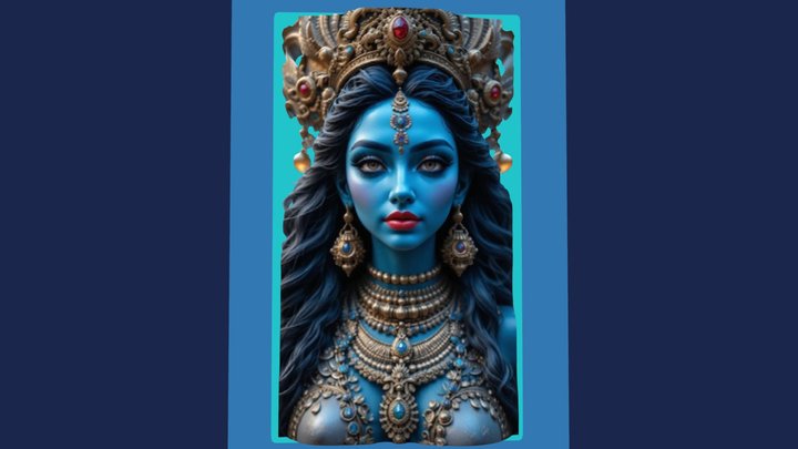 Blue Girl 001 – Modello 3D gratuito STL