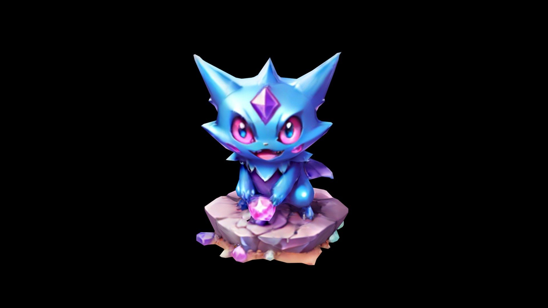 A detailed illustration of a ferocious dragon-li - Download Free 3D ...