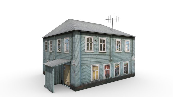 Two-storey house 3D Model