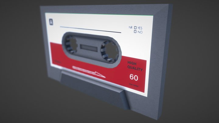 Fita cassete( Cassette tape ) 3D Model