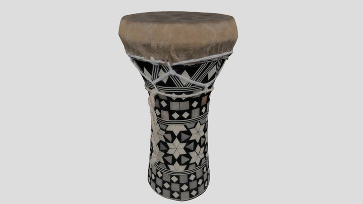 Tunisian Drum 3D Model