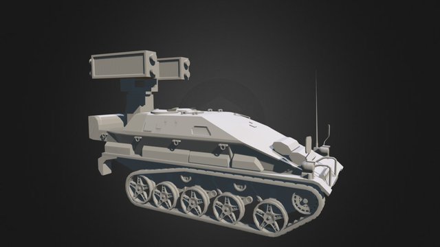 All terrain military vehicle 3D Model