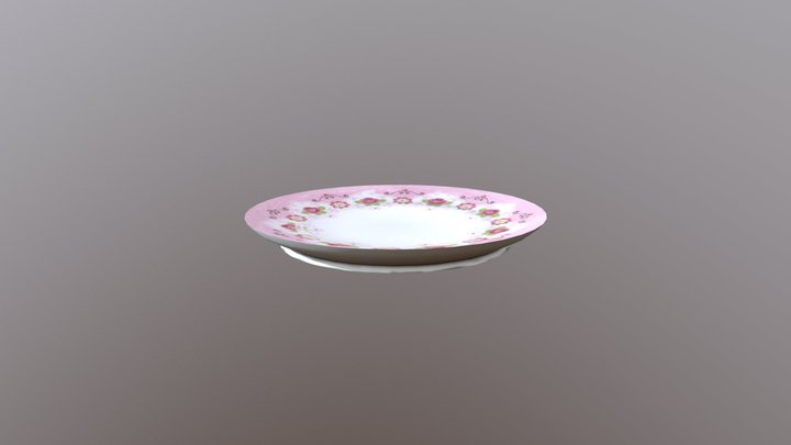 Tea Plate 3D Model