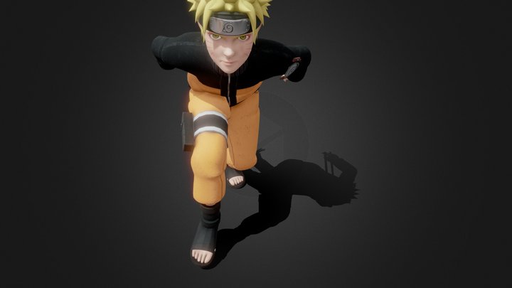Naruto Uzumaki (Running Animation) 3D Model