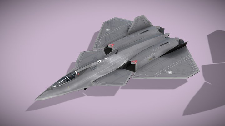 Lockheed NGAD prime - concept fighter 3D Model