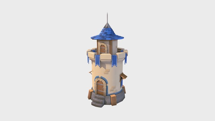 Human Tower 3D Model