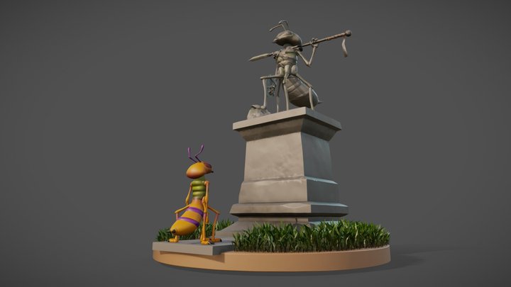 Bee Troop 3D Model