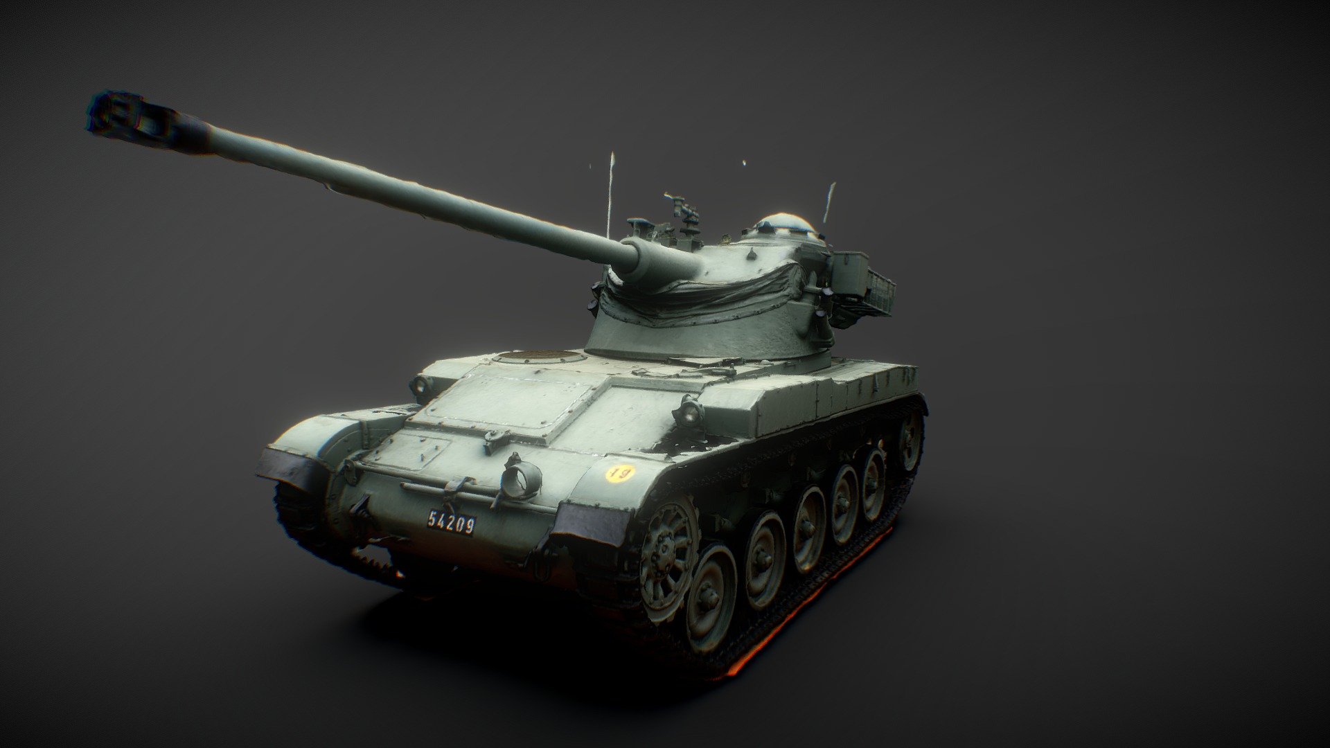 AMX-13 Singapore Armed Forces Tank - 3D model by sixtrees (@63_3D ...