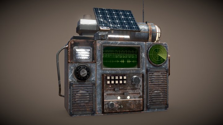 Rustborn Makeshift Radio 3D Model