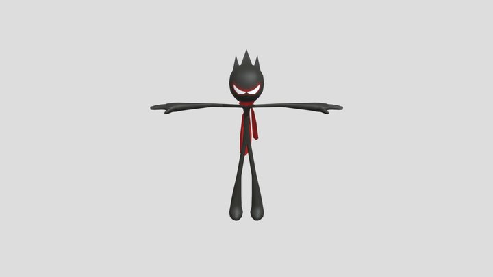 Stickman 3D Model