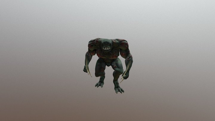 Monster Bog Lord 3D Model