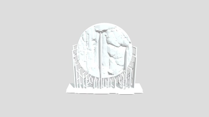 Decorative Bases Ruins Set