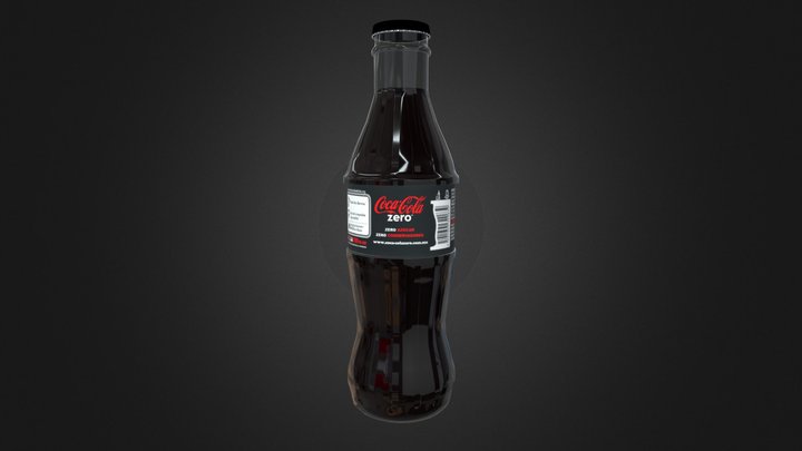 Coca Zero 3D Model