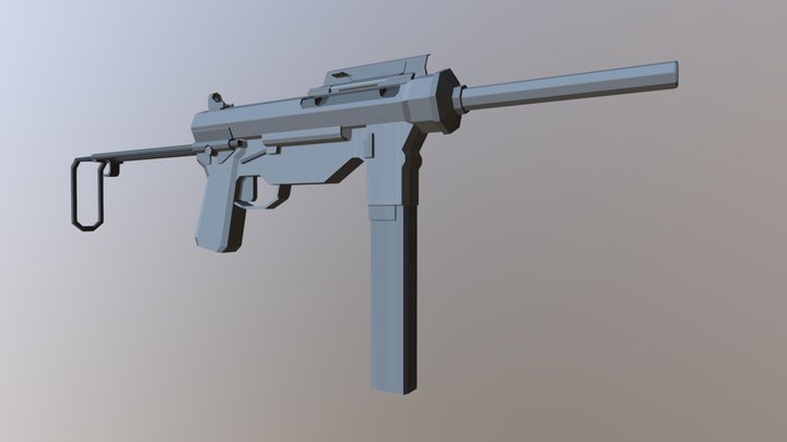 M3 Grease Gun 3d Models Sketchfab