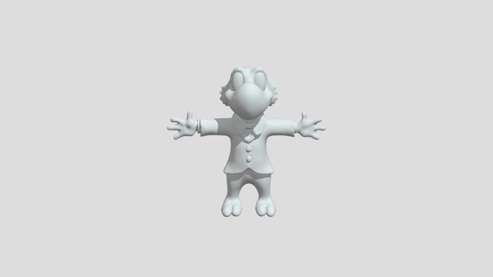 Zé Carioca WIP 3D Model