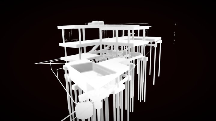 Projeto Hidráulico e Estrutural - Vista3D 3D Model