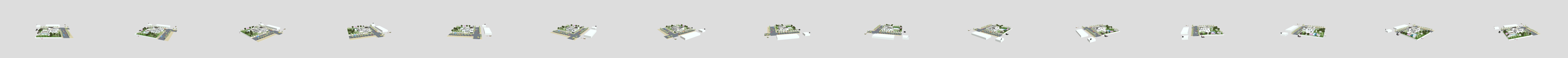 villa art déco 3D Model