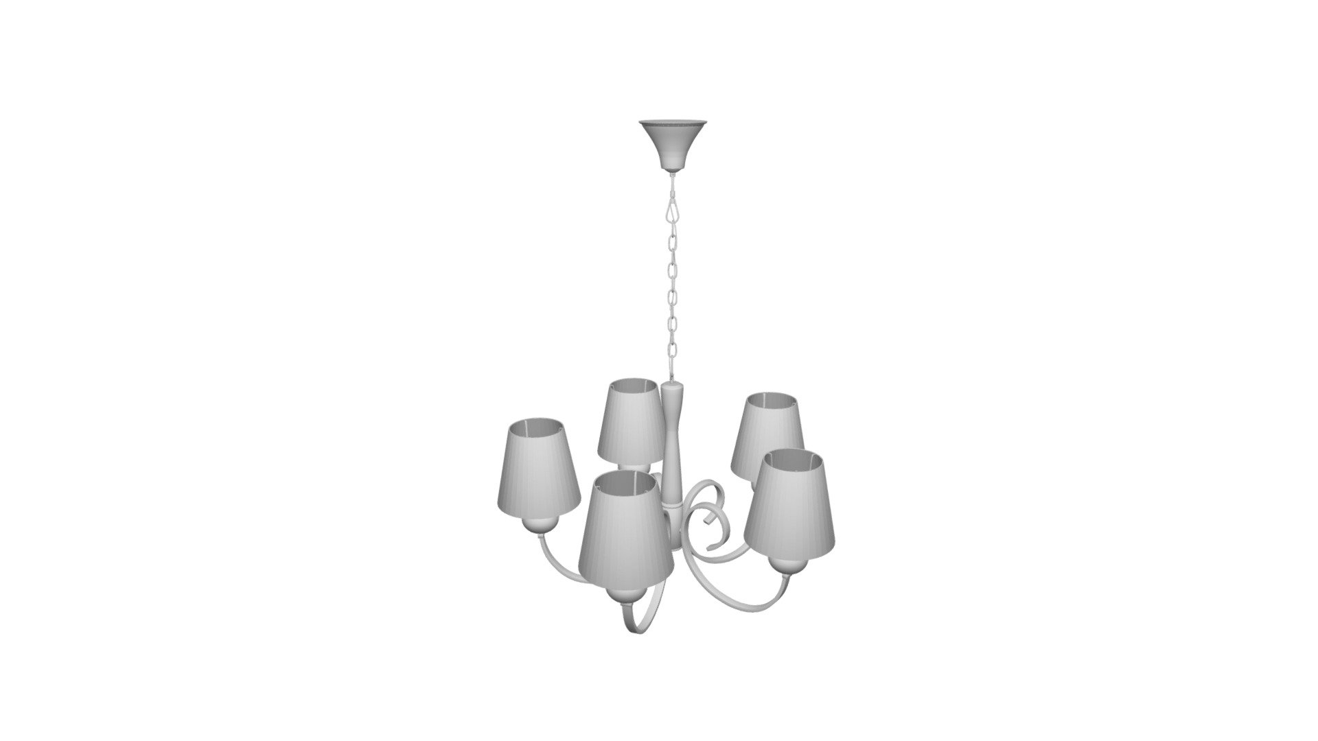 Pendant chandelier Vele Luce Percy. DG-HOME