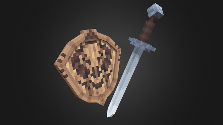 Ordon Sword and Shield 3D Model