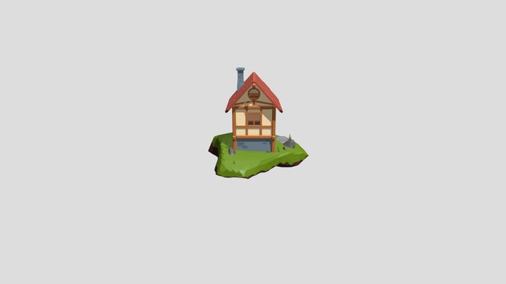 Medieval House 3D Model