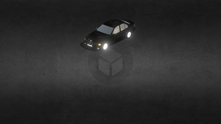 BMW E36 3D Model