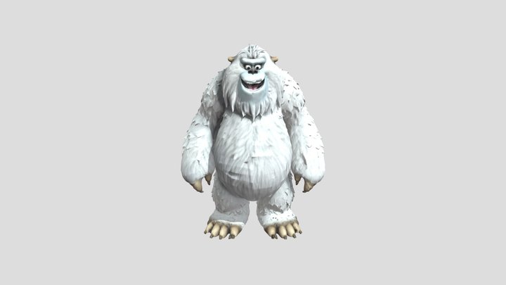 Snowy Yeti 3D Model