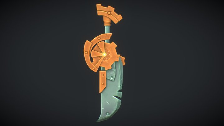 Gear Sword 3D Model